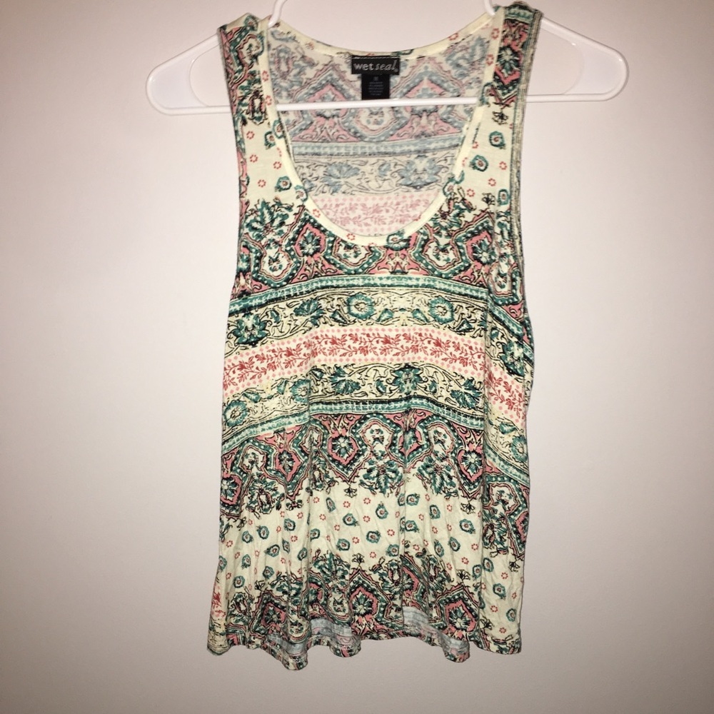 Patterned tank top